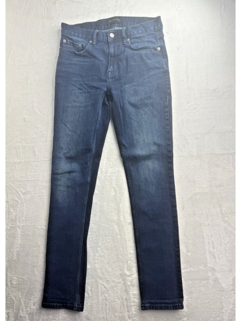 Banana Republic Size 28x30 Mens Jeans Slim (Actual Inseam 29.5) Med Wash Stretch